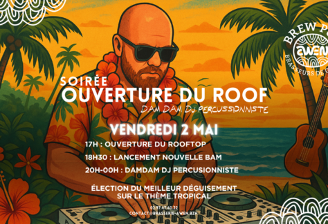 Soirée roof opening et dj set Awen Brew Pub
