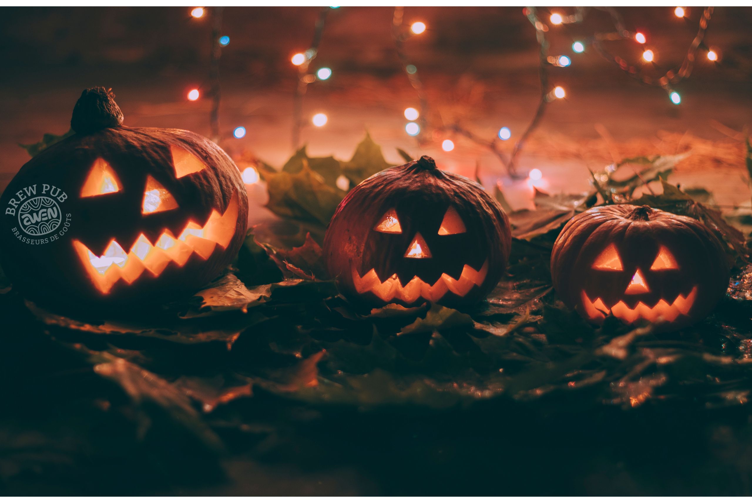 Photo de citrouille terrifiantes sur le thème d'Halloween