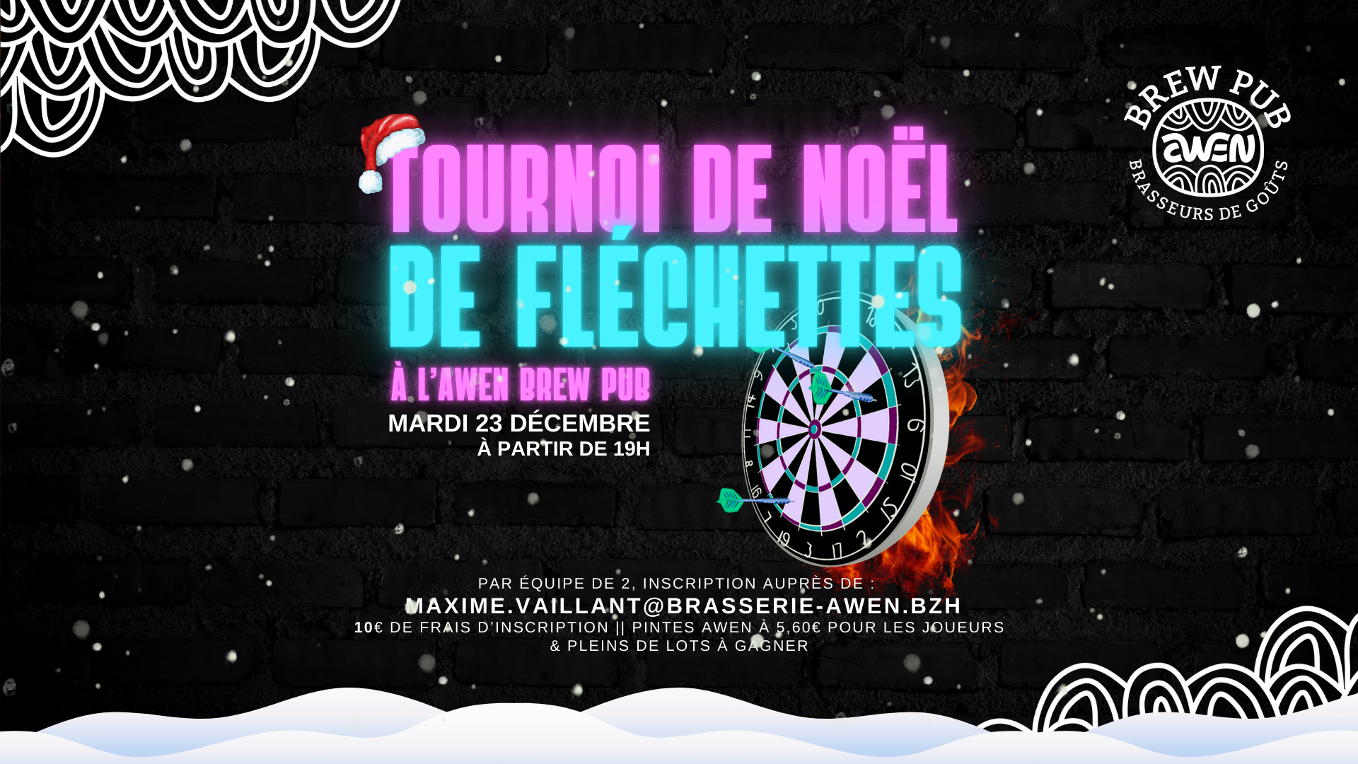 Tournoi de Noël de Fléchettes 2025